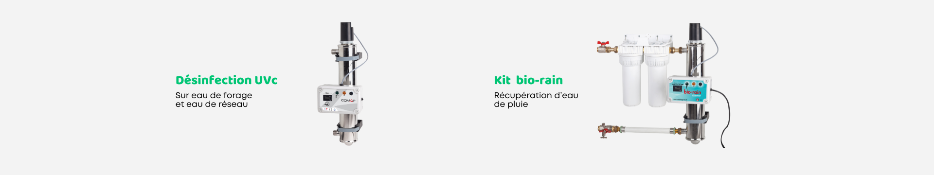Désinfection Uvc - Kit bio-rain